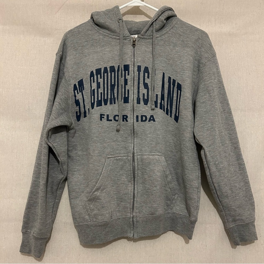 Pacific & Co St. George Island Florida Gray Hoodie
